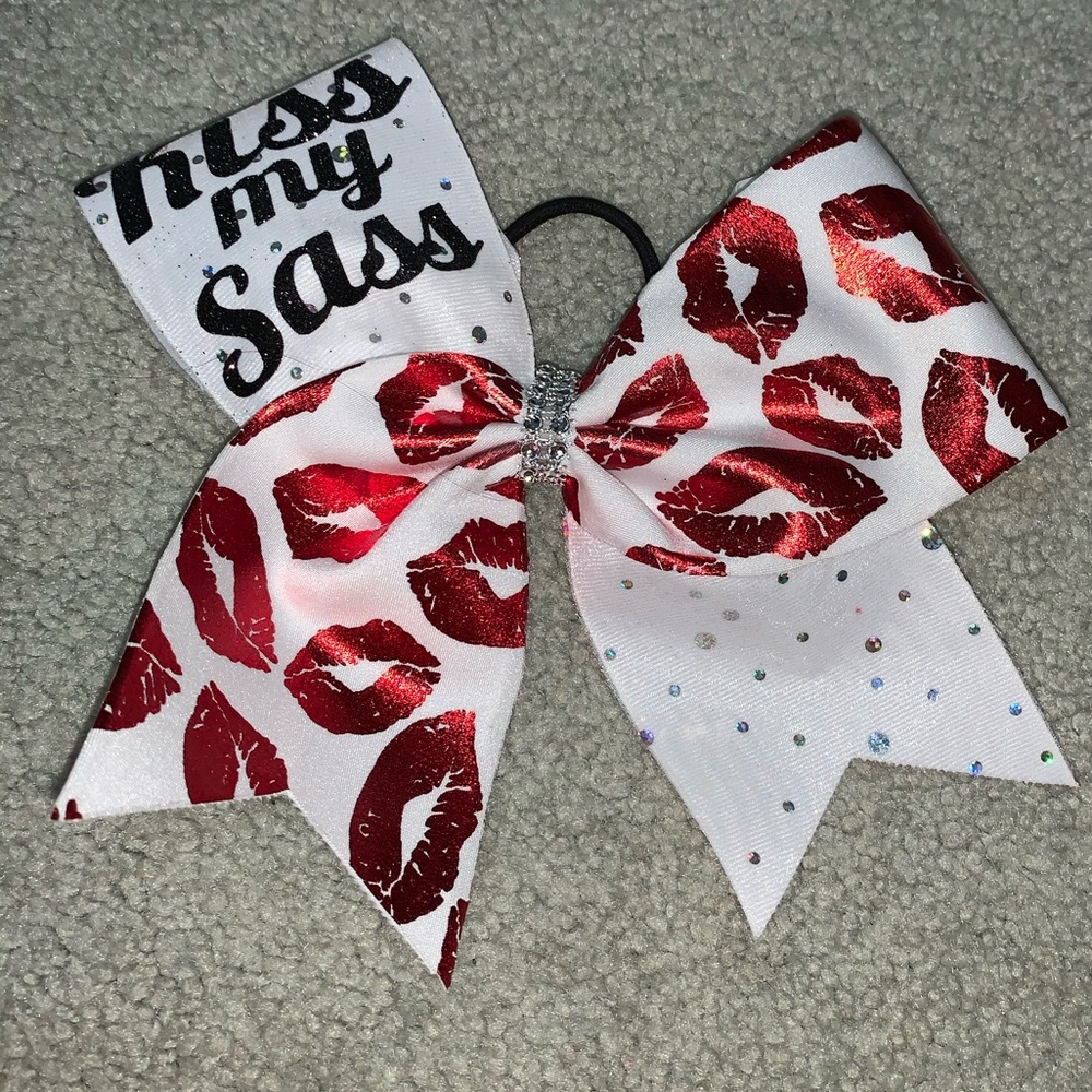 Pretty Valentines Cheerleading Bow